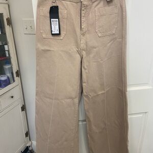 Joseph Tan wide leg Brompton jeans